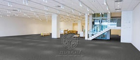 Dayanıklı karo halı kaplama salon uygulaması