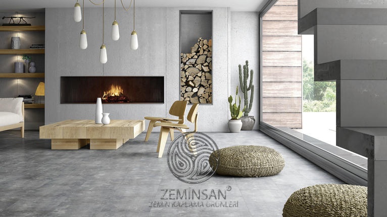 Luxury Vinyl Tile ev iç mekan modern tasarımı