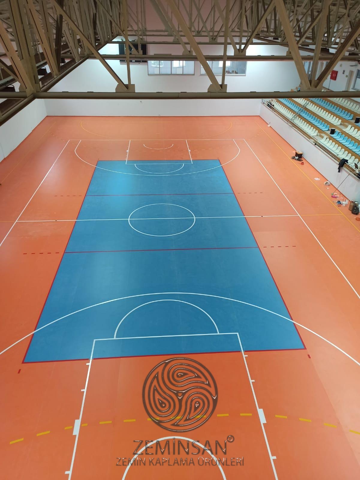 Spor salonu için kaymaz PVC zemin kaplama