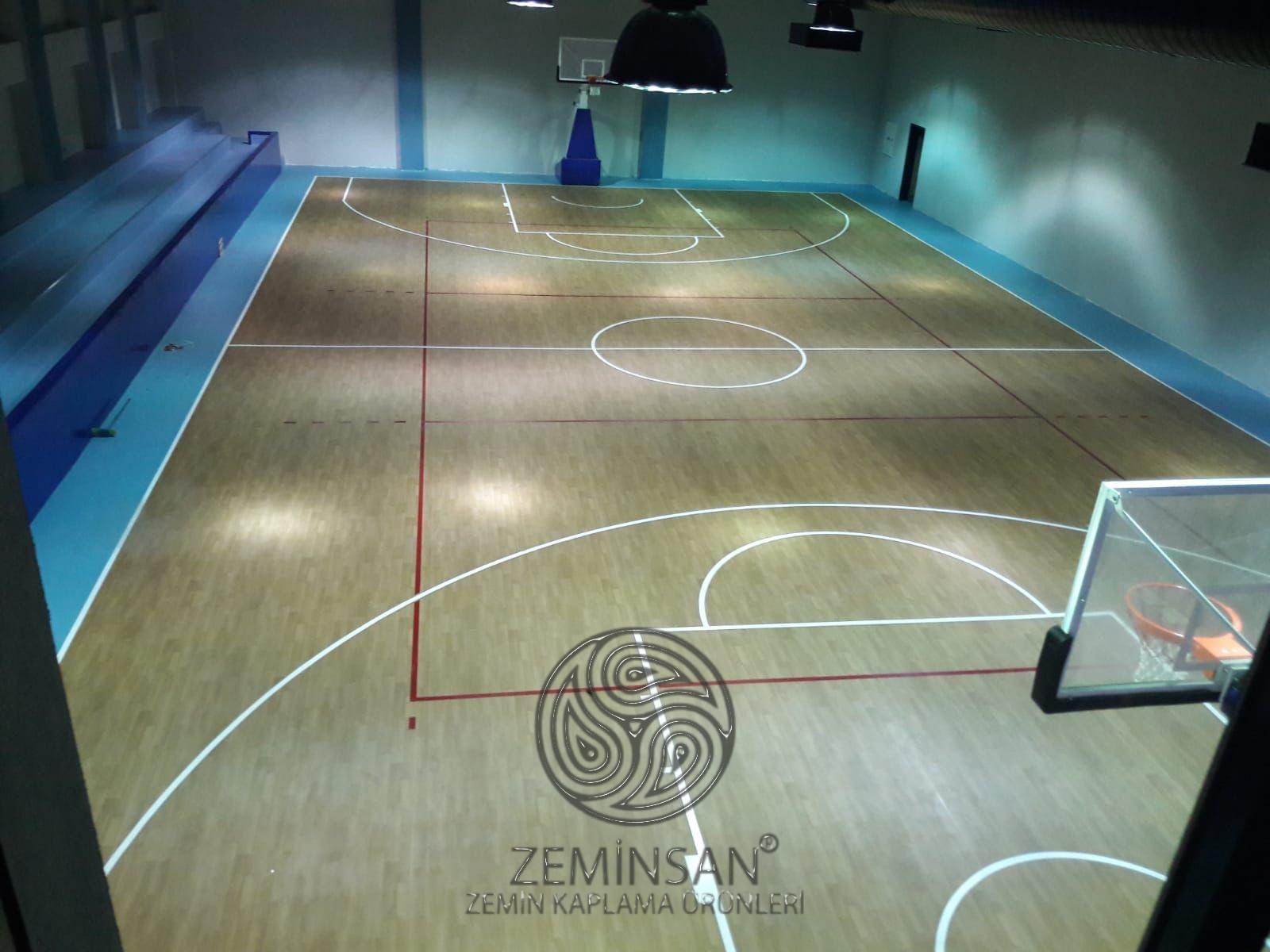 PVC spor salonu zemin kaymaz tasarım