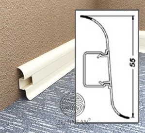 Estetik PVC alüminyum süpürgelik ofis çözümü