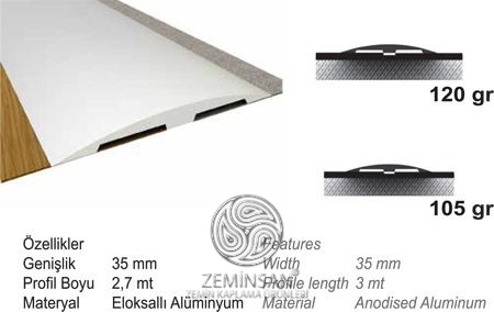 PVC alüminyum süpürgelik modern tasarım