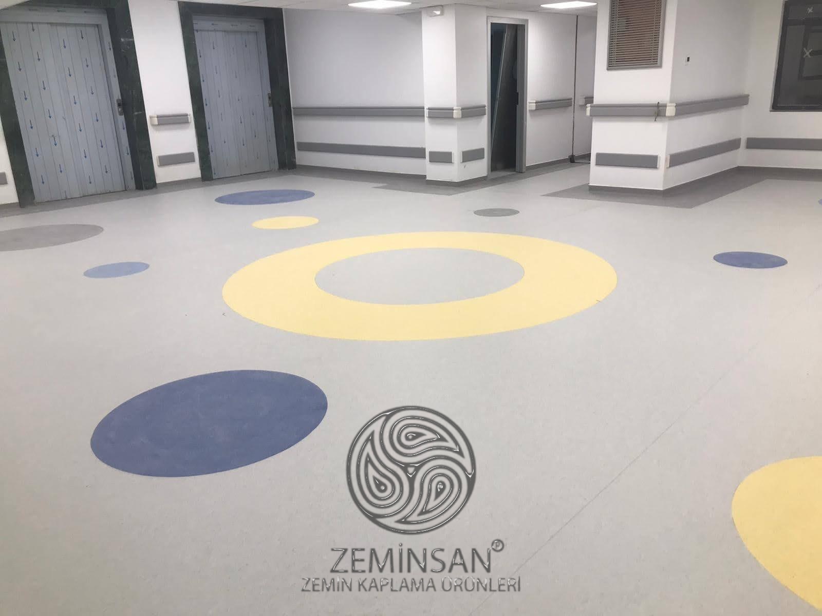 PVC zemin kaplama estetik tasarım örneği